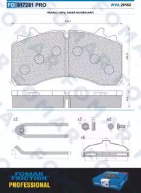 FOMAR FRICTION FO 917281